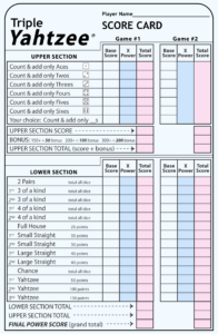 10 Best Printable Yahtzee Score Sheets Printablee