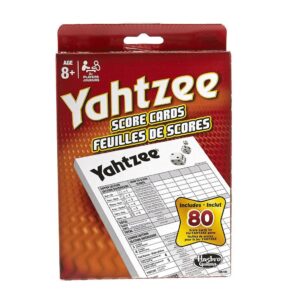 Hasbro Gaming Yahtzee Score Cards Walmart Canada